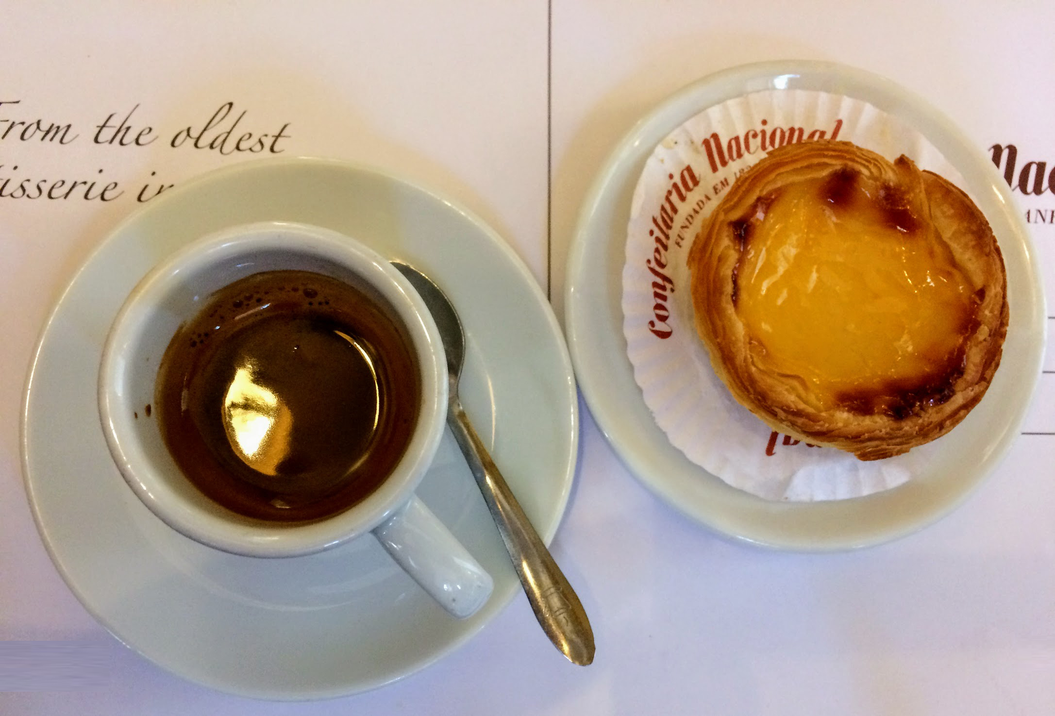 Top 11 Things to do in Algarve pastel de nata and coffee