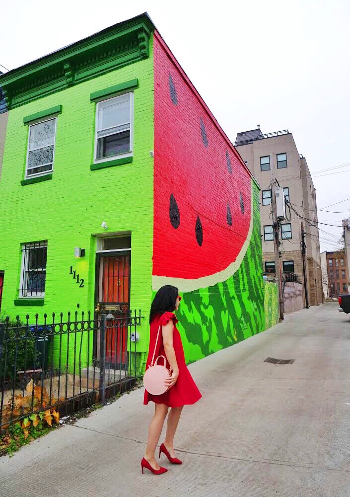Watermelon House Washington DC most instagrammable