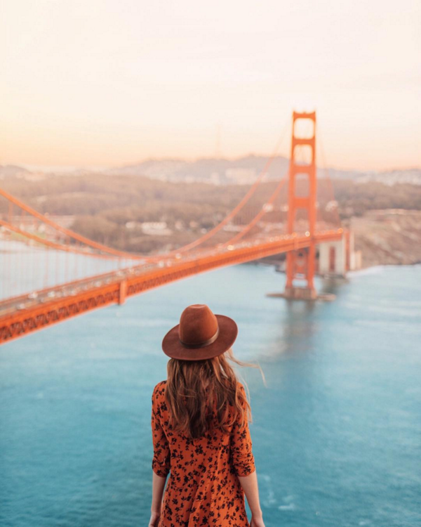 10. San Francisco: Golden Gate Bridge @helloemilie