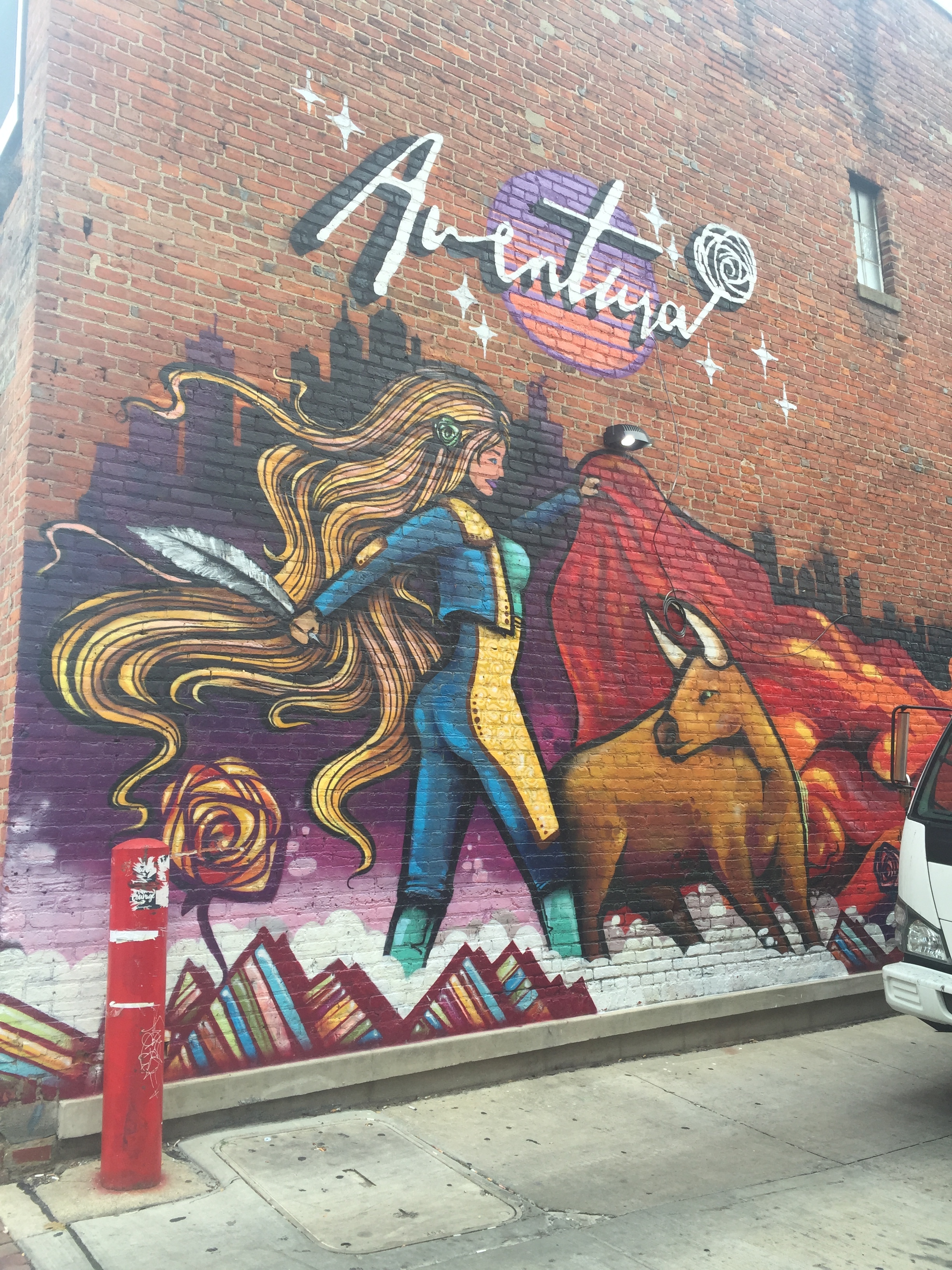 4. Aventura: This cute Spanish tapas spot comes complete with a mural of a woman bullfighter, which is very rare in a male-dominated arena. 