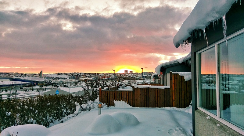 Iceland Guide Sunset Airbnb