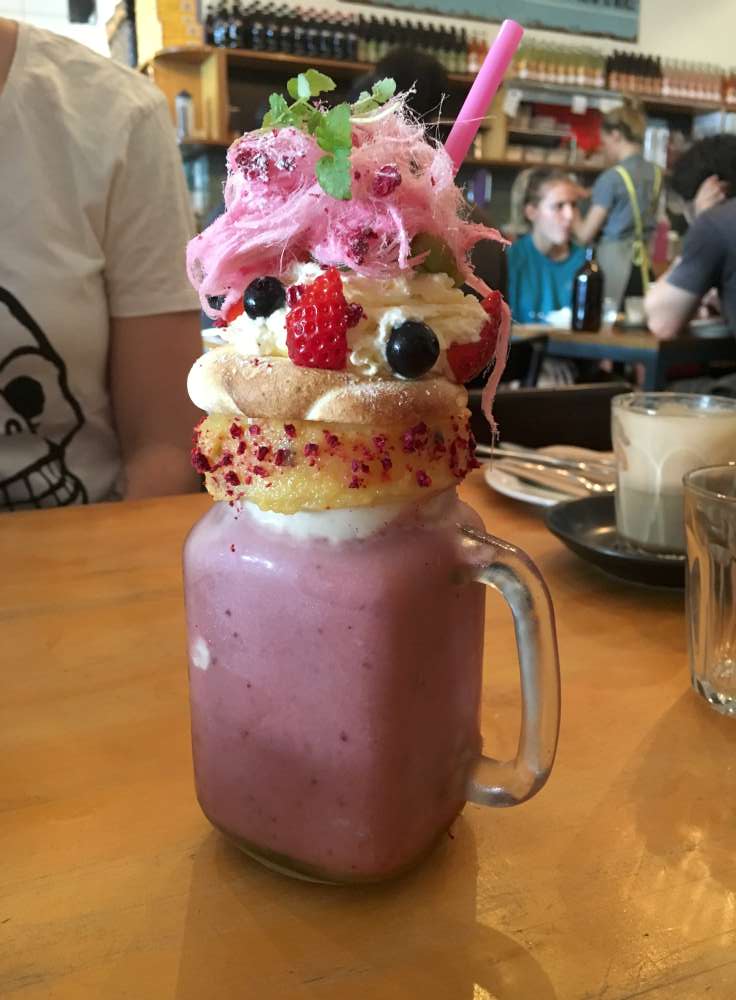Top Things To Do Melbourne brunch unicorn milkshake