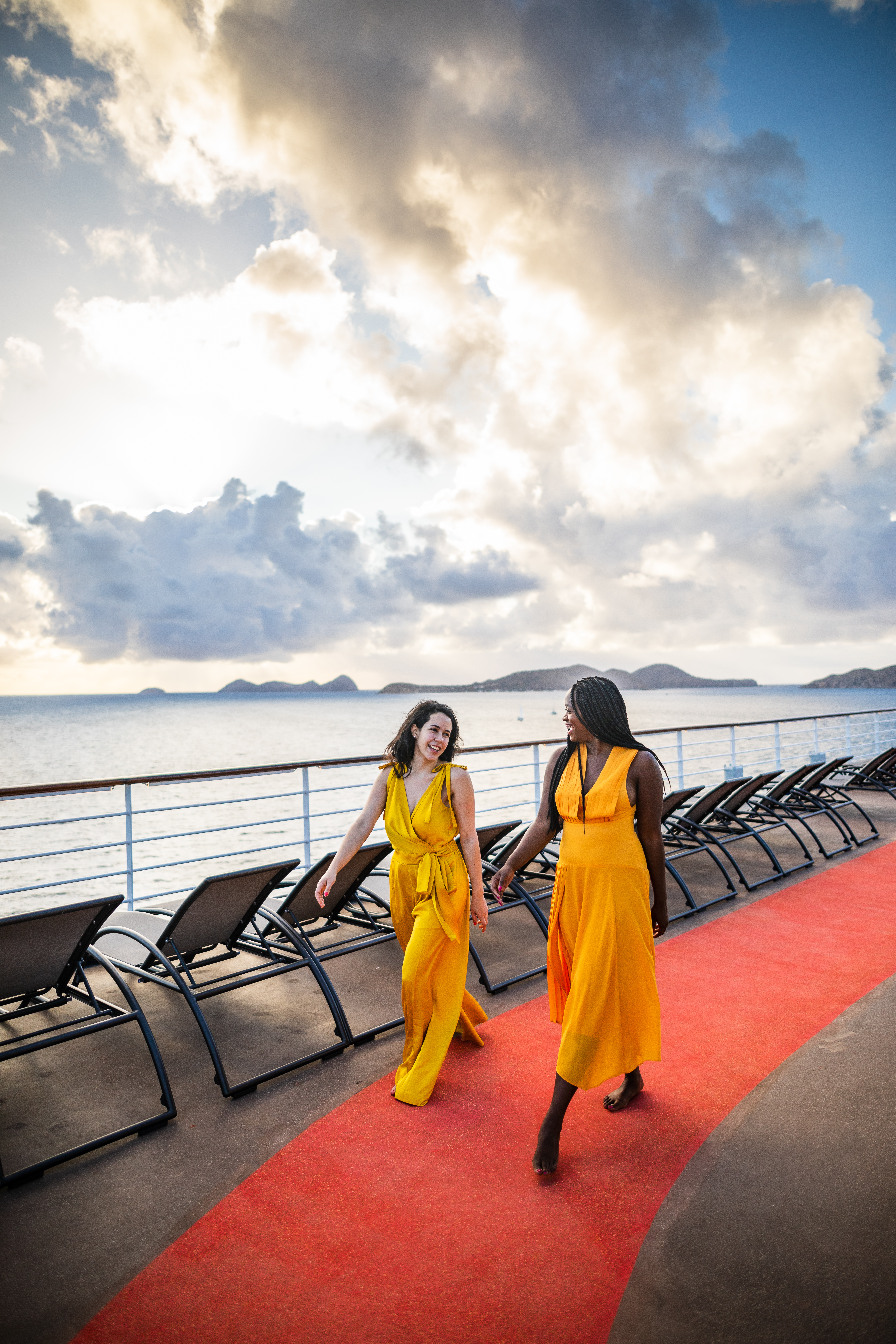 Cruise Guide: Celebrity Summit Revolution Renovations Yellow gowns